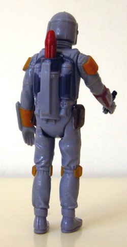 Boba Fett - back of 1979 action figure