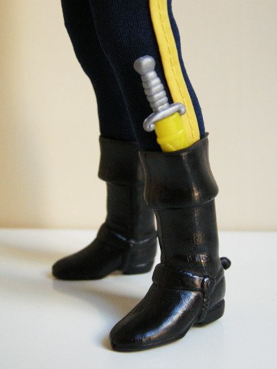 Boots and dagger